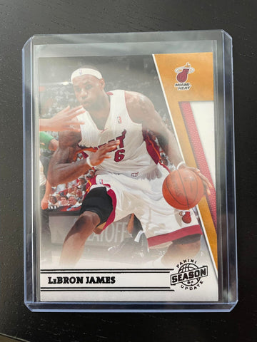 2011 PANINI - SEASON UPDATE - L. JAMES - #82