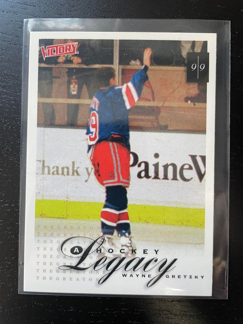 1999 VICTORY - HOCKEY LEGACY - W. GRETZKY - PICK YOUR CARD