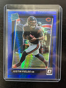 2021 PANINI DONRUSS OPTIC - BLUE HYPER PRIZM - RATED ROOKIE - J. FIELDS -