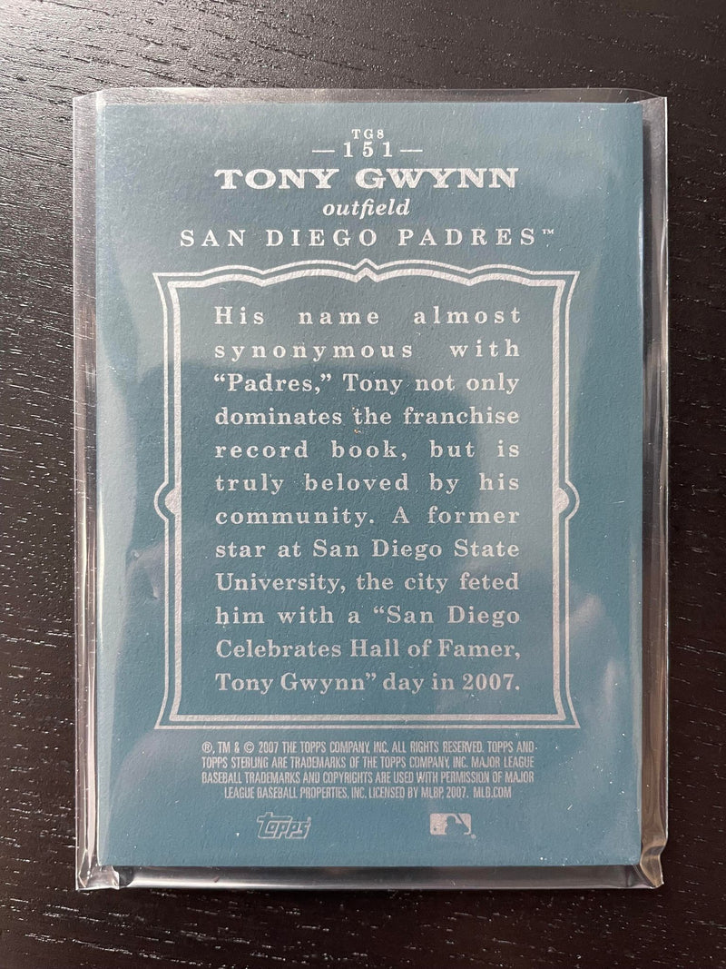 2007 TOPPS STERLING - T. GWYNN - SELECT YOUR CARD