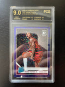 2019 PANINI DONRUSS OPTIC - FAST BREAK PURPLE DISCO PRIZM - RATED ROOKIE - K. PORTER JR. - #179 - #'D/95 - RC - FCG 9***