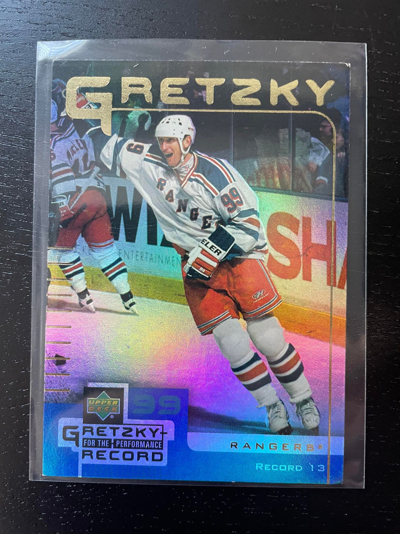 1999 UPPER DECK MCDONALD'S - FOR THE PERFORMANCE - W. GRETZKY - SELECT YOUR CARD