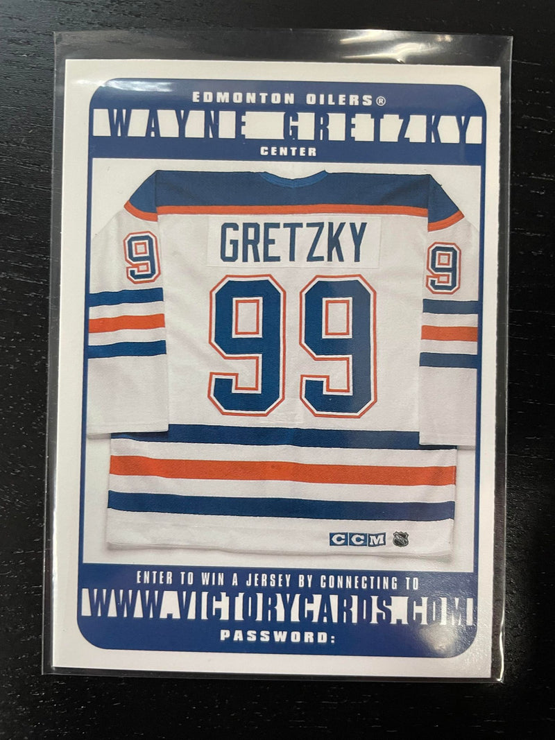 1999 UPPER DECK - WIN A JERSEY - W. GRETZKY