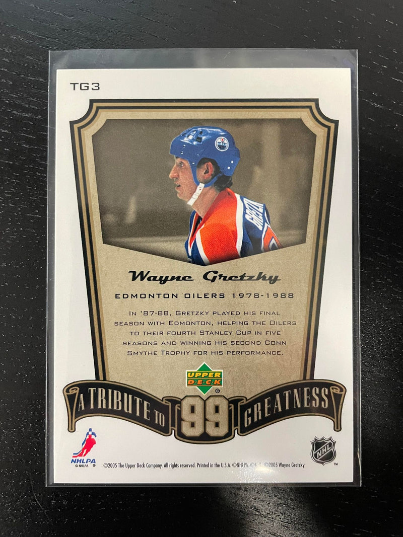2005 UPPER DECK - A TRIBUTE TO GREATNESS - W. GRETZKY - SELECT YOUR CARD