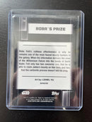 2021 TOPPS STAR WARS GALAXY - REFRACTOR - BOBA'S PRIZE -
