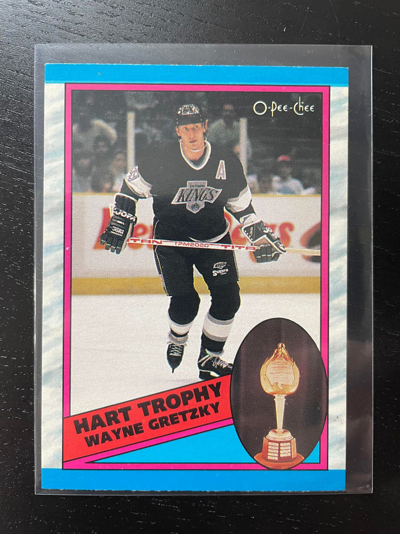 1989 O-PEE-CHEE - HART TROPHY - W. GRETZKY -