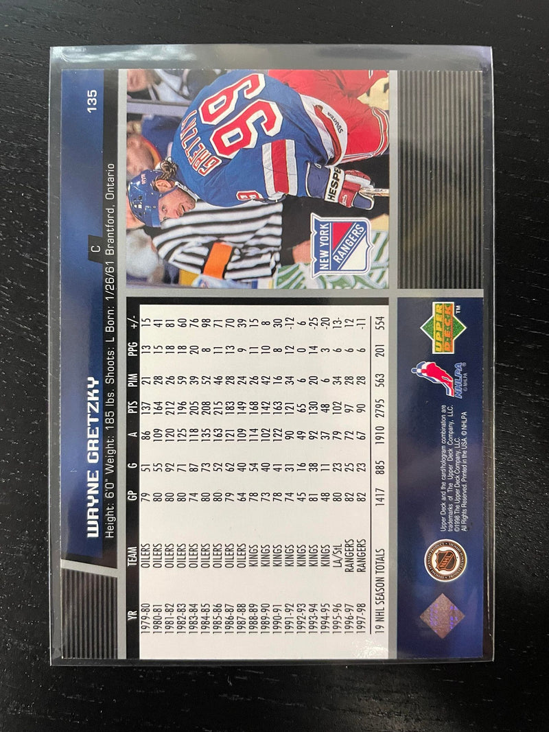 1998 UPPER DECK - GAME DATED - W. GRETZKY -