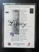 1999 VICTORY - HOCKEY LEGACY - W. GRETZKY - PICK YOUR CARD