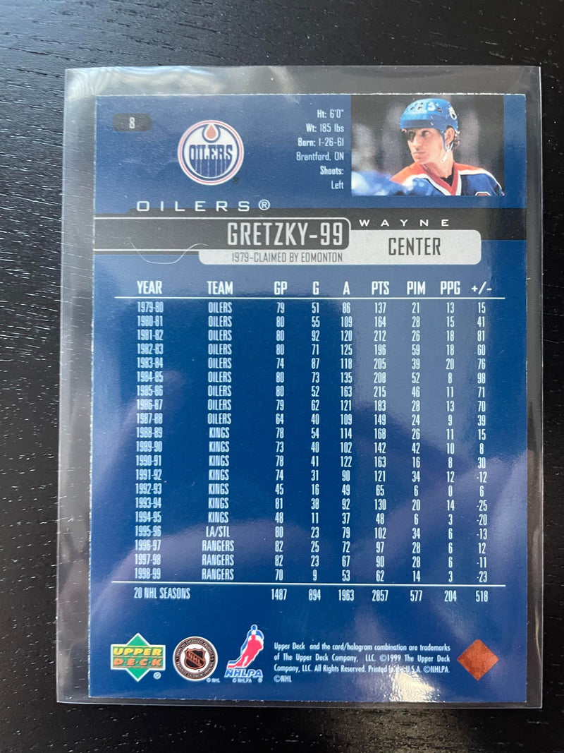 1999 UPPER DECK - W, GRETZKY - SELECT YOUR CARD