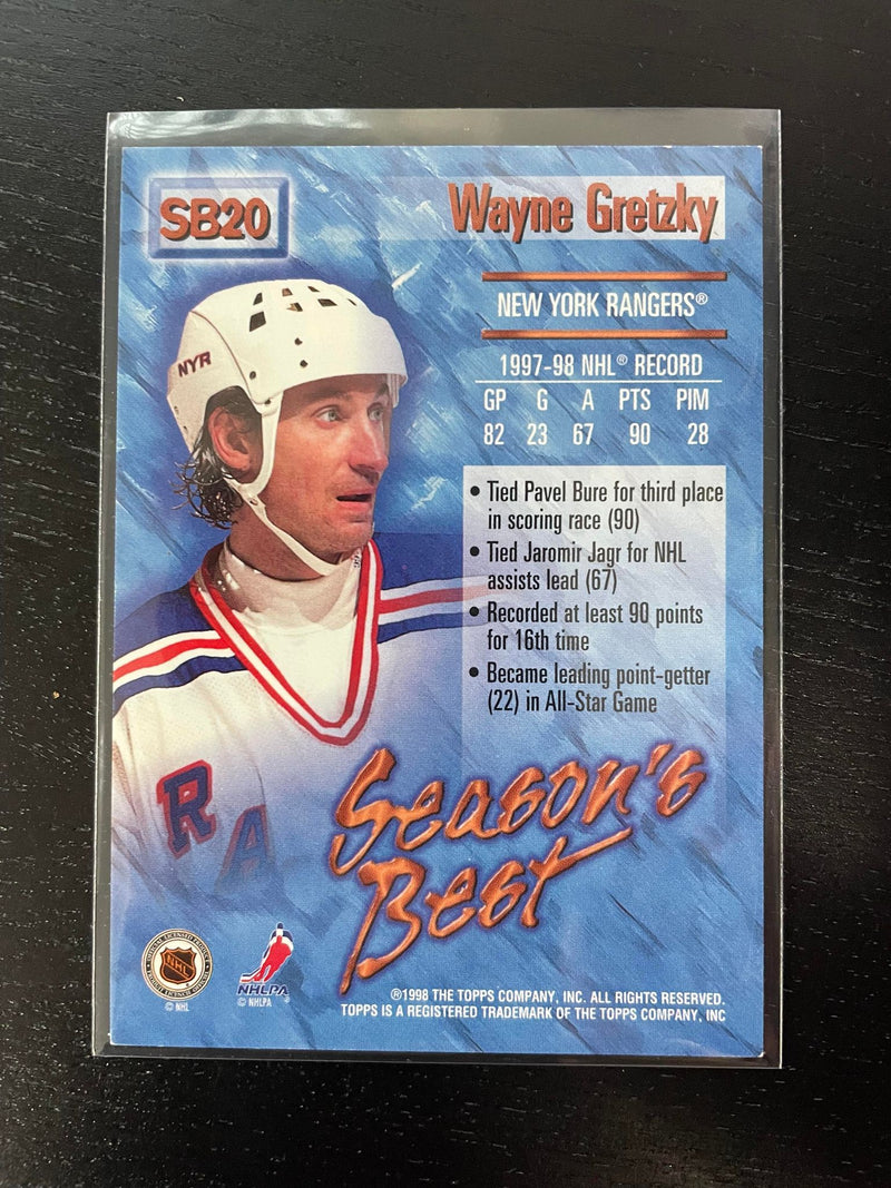 1998 TOPPS - PUCK PROVIDES - W. GRETZKY -