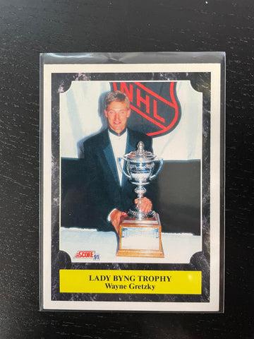 1991 SCORE - LADY BYNG TROPHY - W. GRETZKY - #324