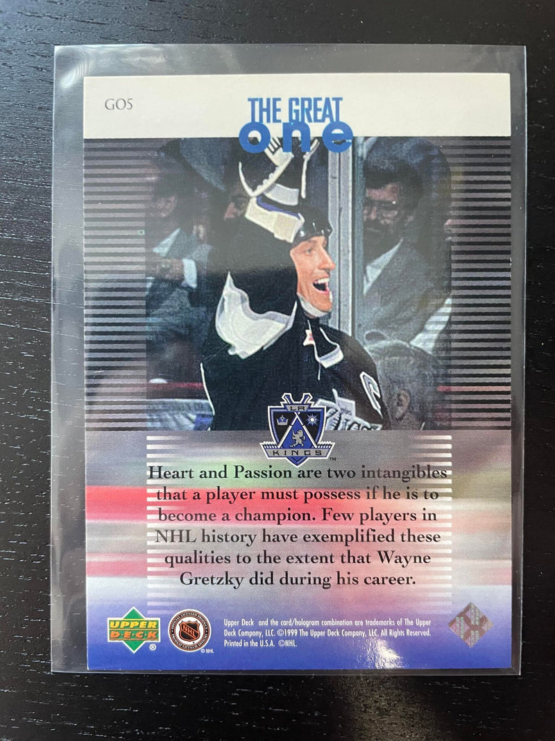 1999 UPPER DECK - THE GREAT ONE - W. GRETZKY - SELECT YOUR CARD