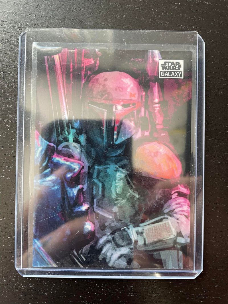 2021 TOPPS STAR WARS GALAXY - REFRACTOR - BOBA'S PRIZE -