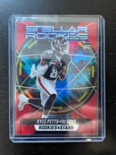 2021 PANINI ROOKIES AND STARS - RED PRIZM - STELLAR ROOKIES - K. PITTS - #SR-10 - #'D/99 - RC