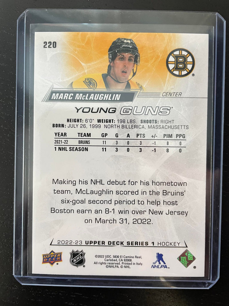 2022 UPPER DECK SERIES ONE - YOUNG GUNS - M. McLAUGHLIN -