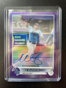 2022 TOPPS CHROME - PURPLE REFRACTOR - M. ZUNINO - #CVA-MZ - #'D/250 - AUTOGRAPH
