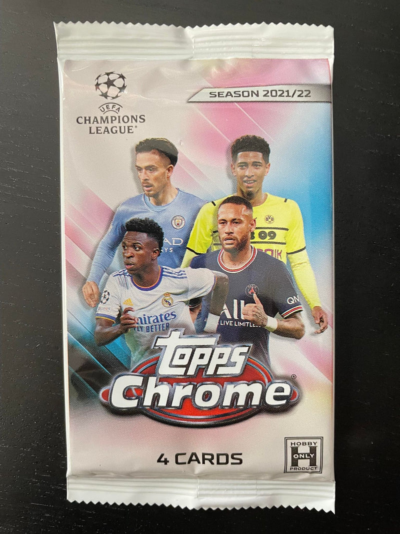 2021 TOPPS CHROME UEFA CHAMPION'S LEAGUE HOBBY LITE PACK