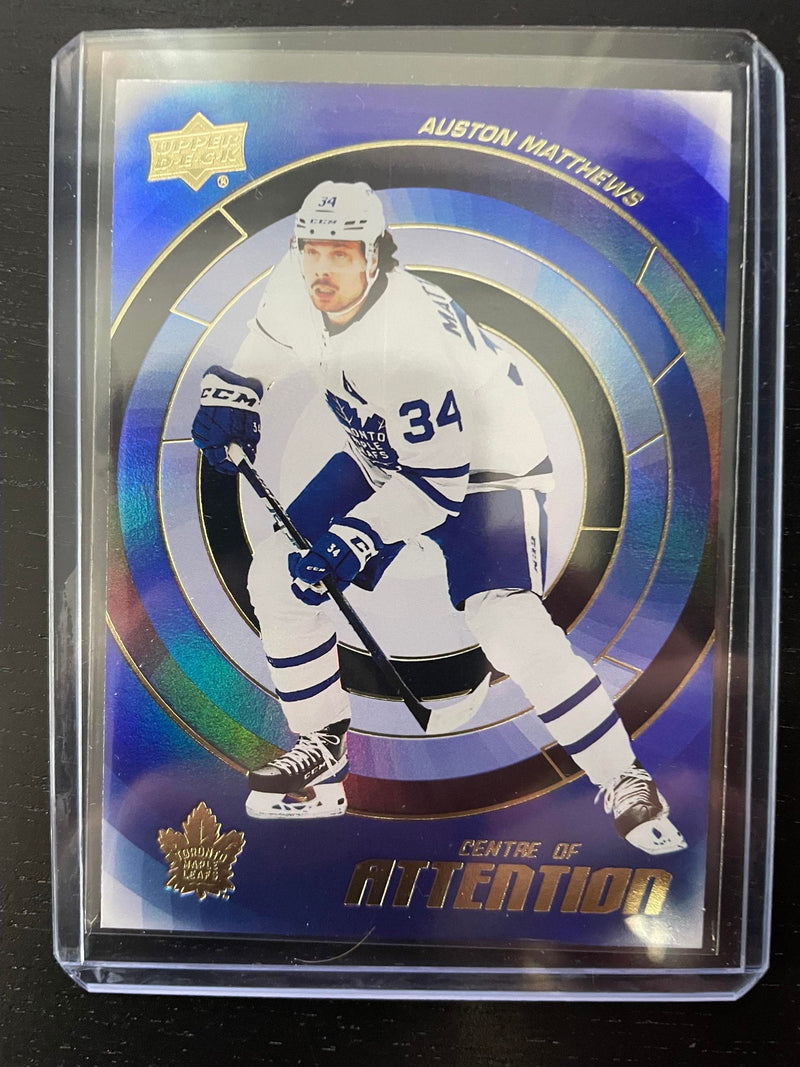 2022 UPPER DECK SERIES ONE - GOLD - CENTRE OF ATTENTION - SELECT YOUR PLAYER