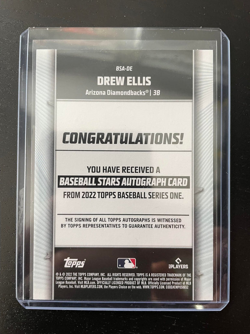 2022 TOPPS SERIES ONE - BASEBALL STARS - D. ELLIS -