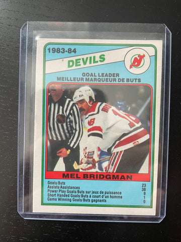 1984 O-PEE-CHEE - SCORING LEADERS - M. BRIDGMAN - #361