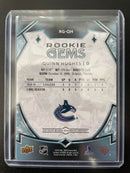 2019 UPPER DECK BLACK DIAMOND - ROOKIE GEMS - Q. HUGHES - #RG-QH - #'D/99 - RC