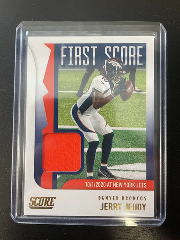 2021 PANINI SCORE - FIRST SCORE - J. JEUDY - #FS18 - RELIC