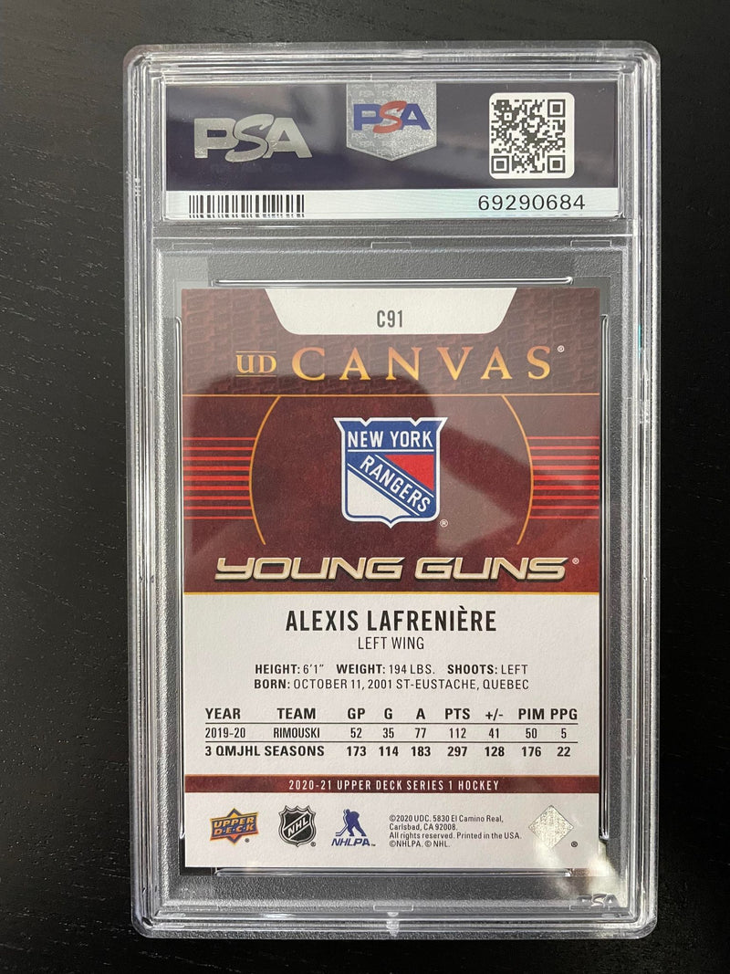 2020 UPPER DECK - UD CANVAS - YOUNG GUNS - A. LAFRENIERE -