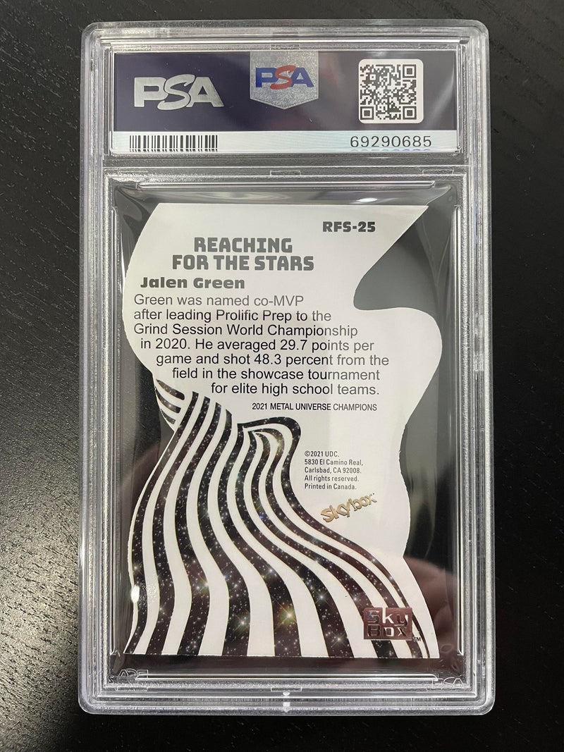 2021 UPPER DECK METAL UNIVERSE CHAMPIONS - REACHING STARS DIE-CUT - J. GREEN -