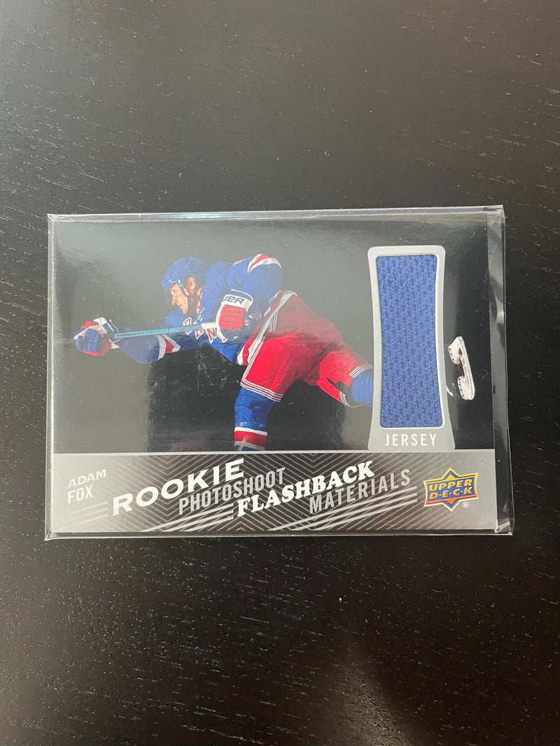 2019 UPPER DECK SERIES TWO - ROOKIE PHOTOSHOOT FLASHBACK MATERIALS - A. FOX -