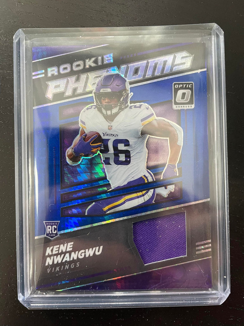2021 PANINI DONRUSS OPTIC - BLUE HYPER PRIZM - ROOKIE PHENOMS - K. NWANGWU -