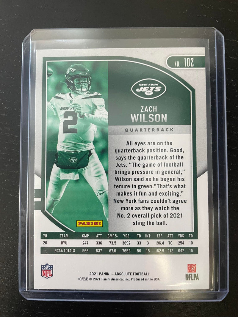 2021 PANINI ABSOLUTE - Z. WILSON -