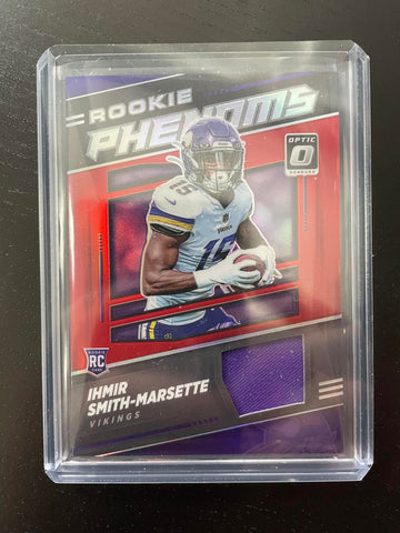 2021 PANINI DONRUSS OPTIC - RED PRIZM - ROOKIE PHENOMS - I. SMITH-MARSETTE - #RP-41 - RELIC - RC