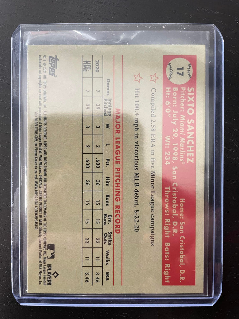 2021 TOPPS CHROME PLATINUM ANNIVERSARY - XFRACTOR - S. SANCHEZ -