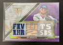 2021 TOPPS TRIPLE THREADS - AMETHYST - B. BICHETTE - #TTR-BB1 - #'D/27 - RELIC