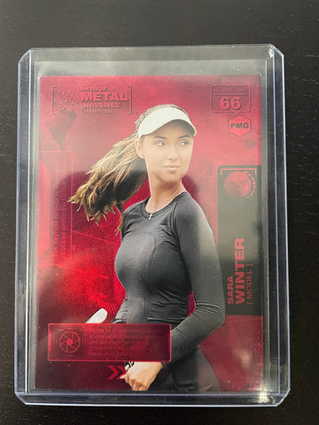 2021 UPPER DECK METAL UNIVERSE SKYBOX - RED PMG - S. WINTER - #66 - #'D/150