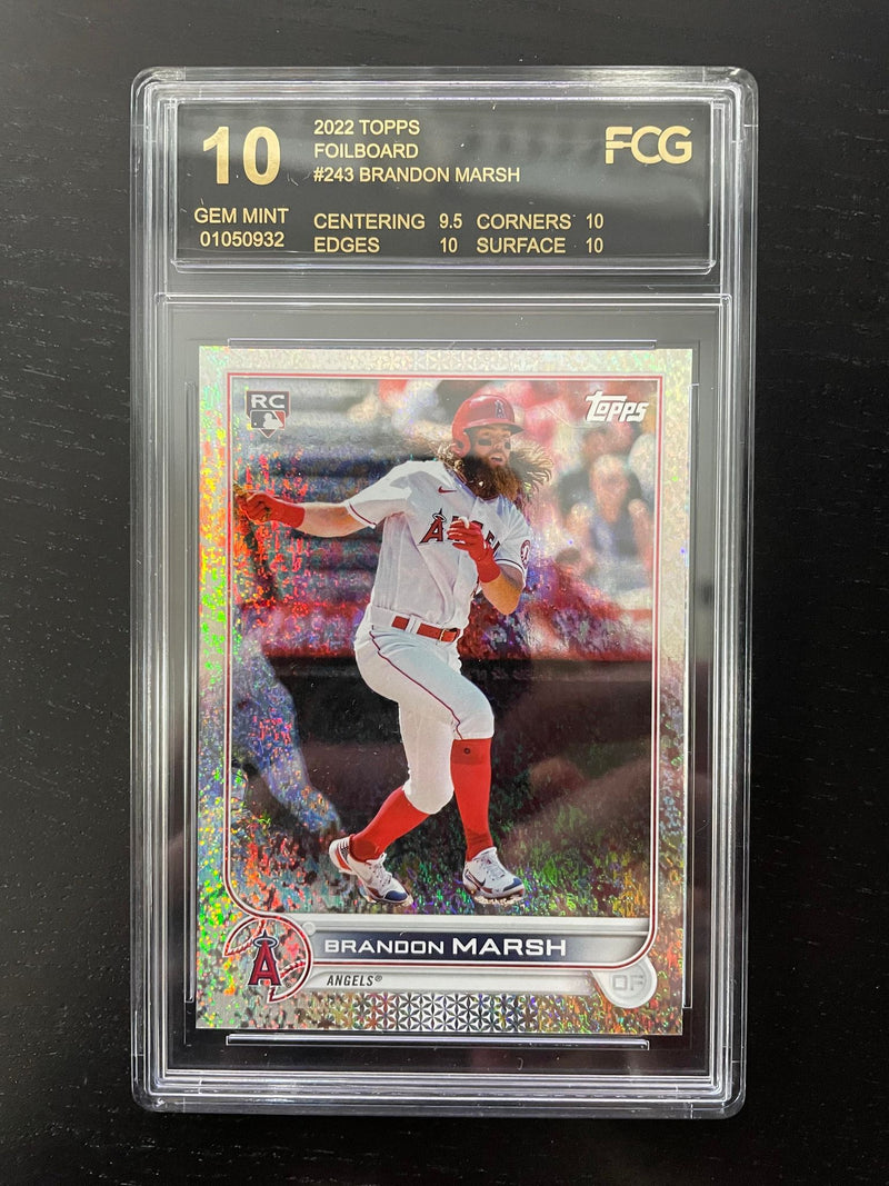 2022 TOPPS SERIES ONE - FOILBOARD - B. MARSH - #243 - #'D/390 - FCG 10 - RC***