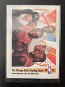 1991 SKYBOX - GREAT MOMENTS FROM THE NBA FINALS - BULS STARTING FIVE -