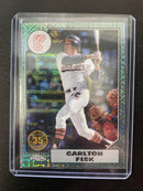 2022 TOPPS UPDATE SERIES - SILVER PACK - GREEN REFRACTOR - C. FISK - #78TC-54 - #'D/99