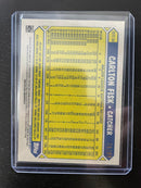 2022 TOPPS UPDATE SERIES - SILVER PACK - GREEN REFRACTOR - C. FISK - #78TC-54 - #'D/99