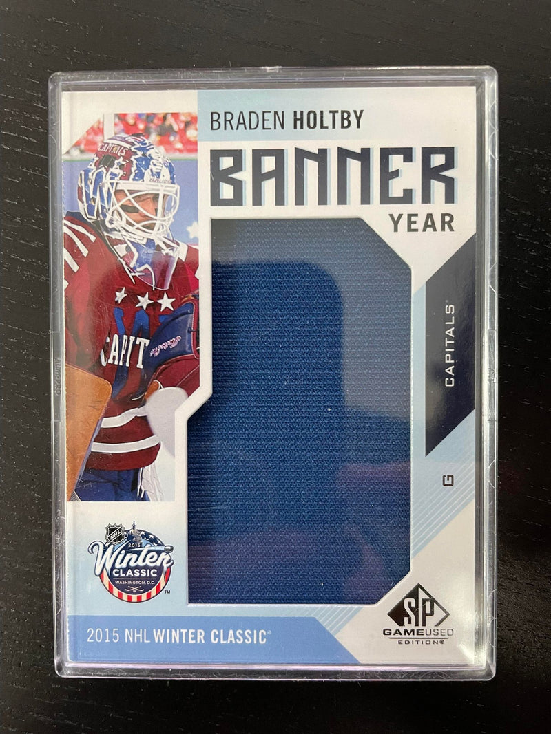 2016 UPPER DECK SP GAME USED - BANNER YEAR - B. HOLTBY -
