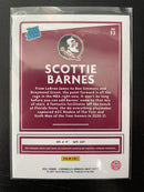 2021 PANINI CHRONICLES DRAFT PICKS - DONRUSS - GREEN - RATED ROOKIE - S. BARNES -