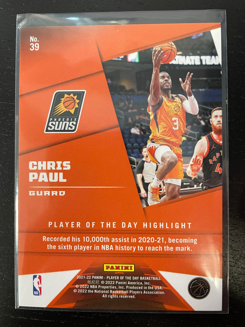 2021 PANINI PLAYER OF THE DAY - KABOOM - C. PAUL - #39 - #'D/99
