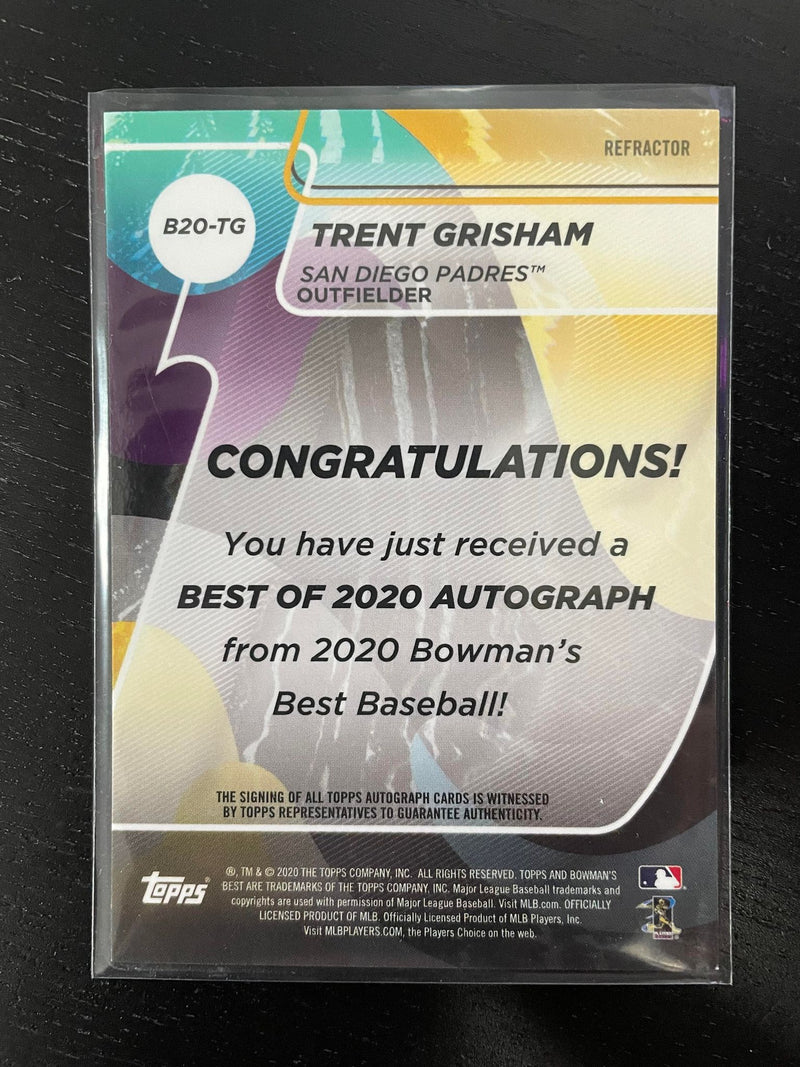 2020 TOPPS BOWMANS BEST - REFRACTOR - T. GRISHAM -