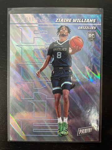2021 PANINI PLAYER OF THE DAY - MOON LAVA ROOKIE - Z. WILLIAMS - #60 - #'D/199 - RC
