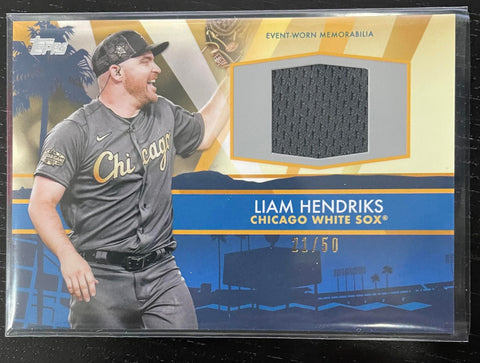 2022 TOPPS UPDATE - ALL-STAR STITCHES - SILVER - L. HENDRIKS - #ASSC-LH - #'D/50 - RELIC