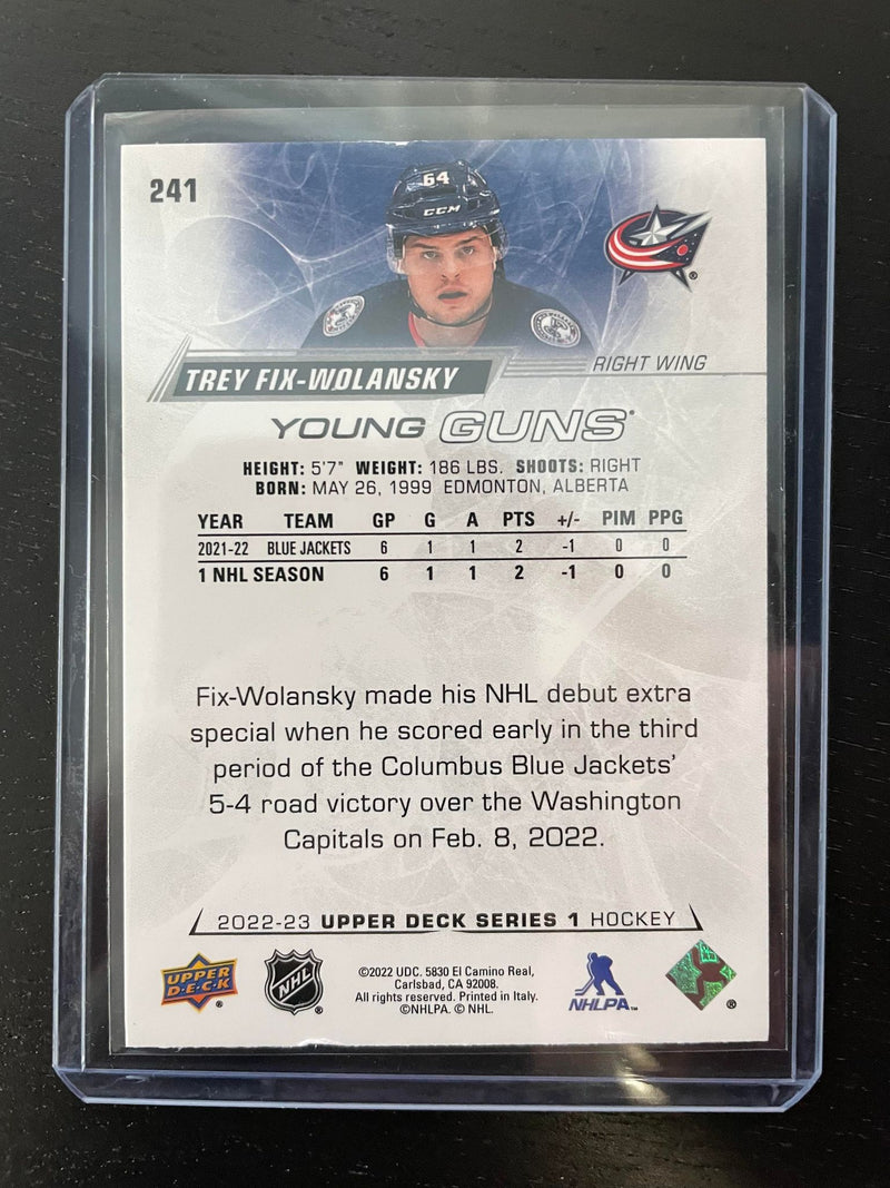 2022 UPPER DECK SERIES ONE - YOUNG GUNS - T. FIX-WOLANSKY -