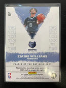 2021 PANINI PLAYER OF THE DAY - MOON LAVA ROOKIE - Z. WILLIAMS - #60 - #'D/199 - RC