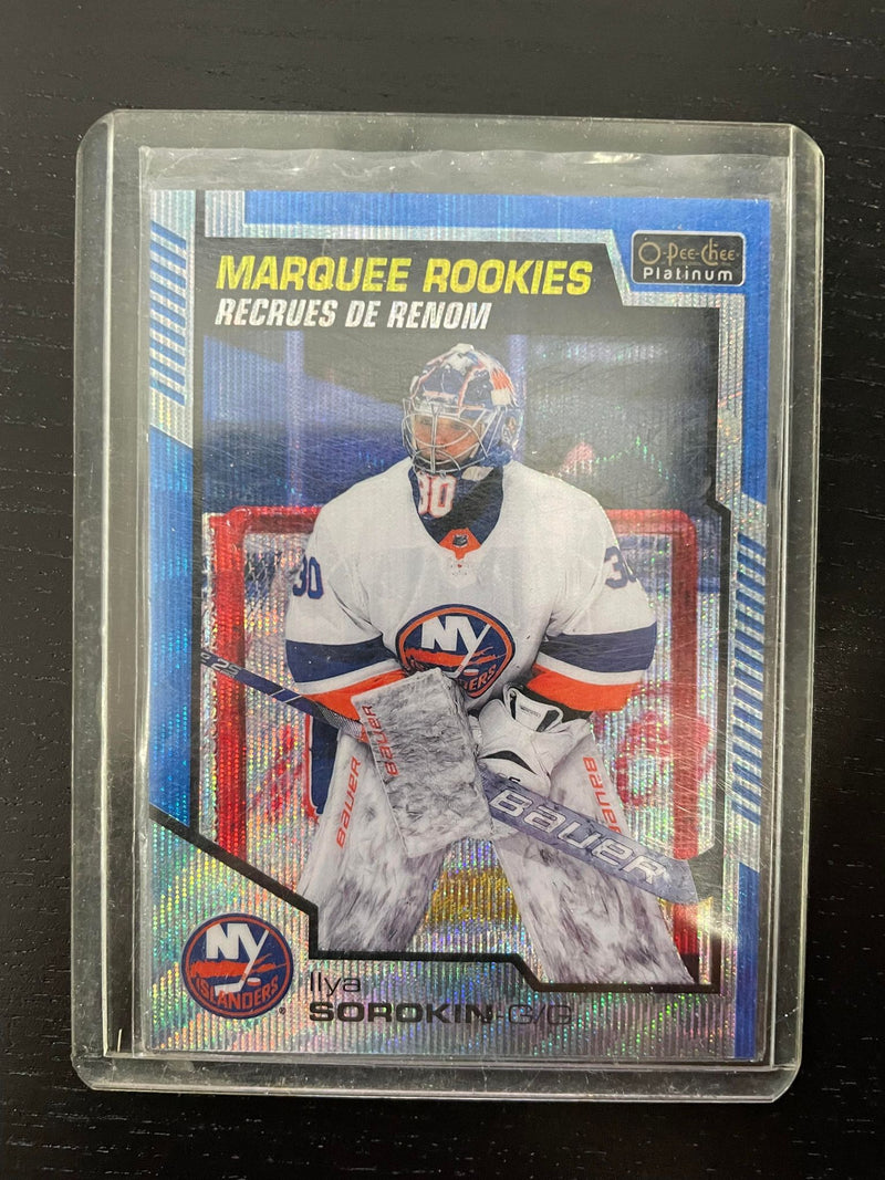 2020 UPPER DECK O-PEE-CHEE PLATINUM - BLUE SURGE - MARQUEE ROOKIES - I. SOROKIN -