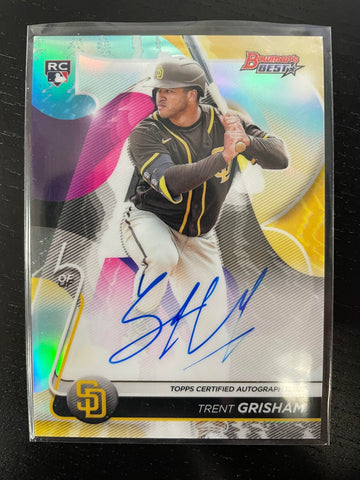 2020 TOPPS BOWMANS BEST - REFRACTOR - T. GRISHAM - #B20-TG - AUTOGRAPH - RC