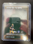 1999 TOPPS STADIUM CLUB - EYES OF THE GAME - B. FAVRE -